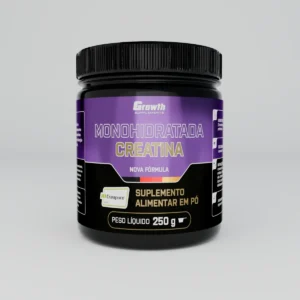 Creatina Creapure 250g Growth Supplements sem Sabor em Pó suplemento Esportivo