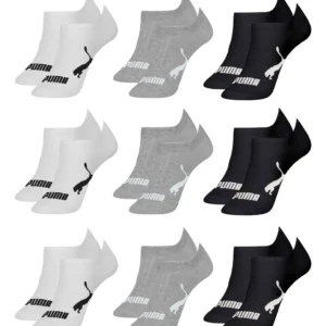 Kit 9 Pares Meias Puma Soquete Cano Curto Sapatilha Original