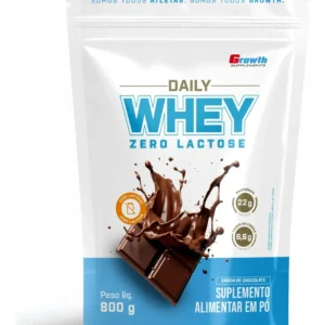 Daily Whey Protein Zero Lactose 800g Growth Supplements