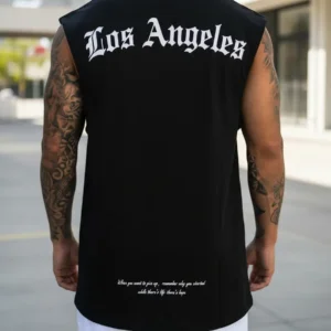 Camisa Regata Oversized Academia Machão Treino Confortavel