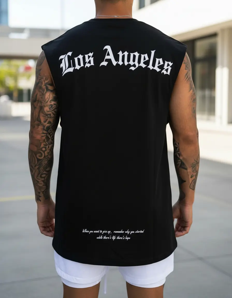 Camisa Regata Oversized Academia Machão Treino Confortavel